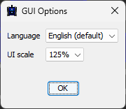 GUI Options