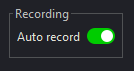 Auto-recording