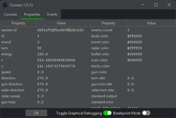 Bot properties