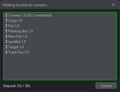 Waiting for bots to connect