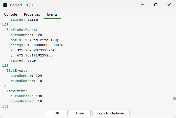 Bot events