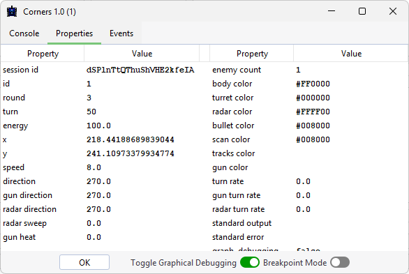 Bot properties