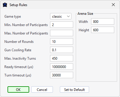 Setup Rules